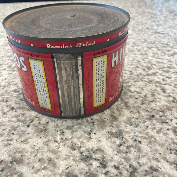 Vintage Hills Bros Coffee Tin - Picture 2 of 5